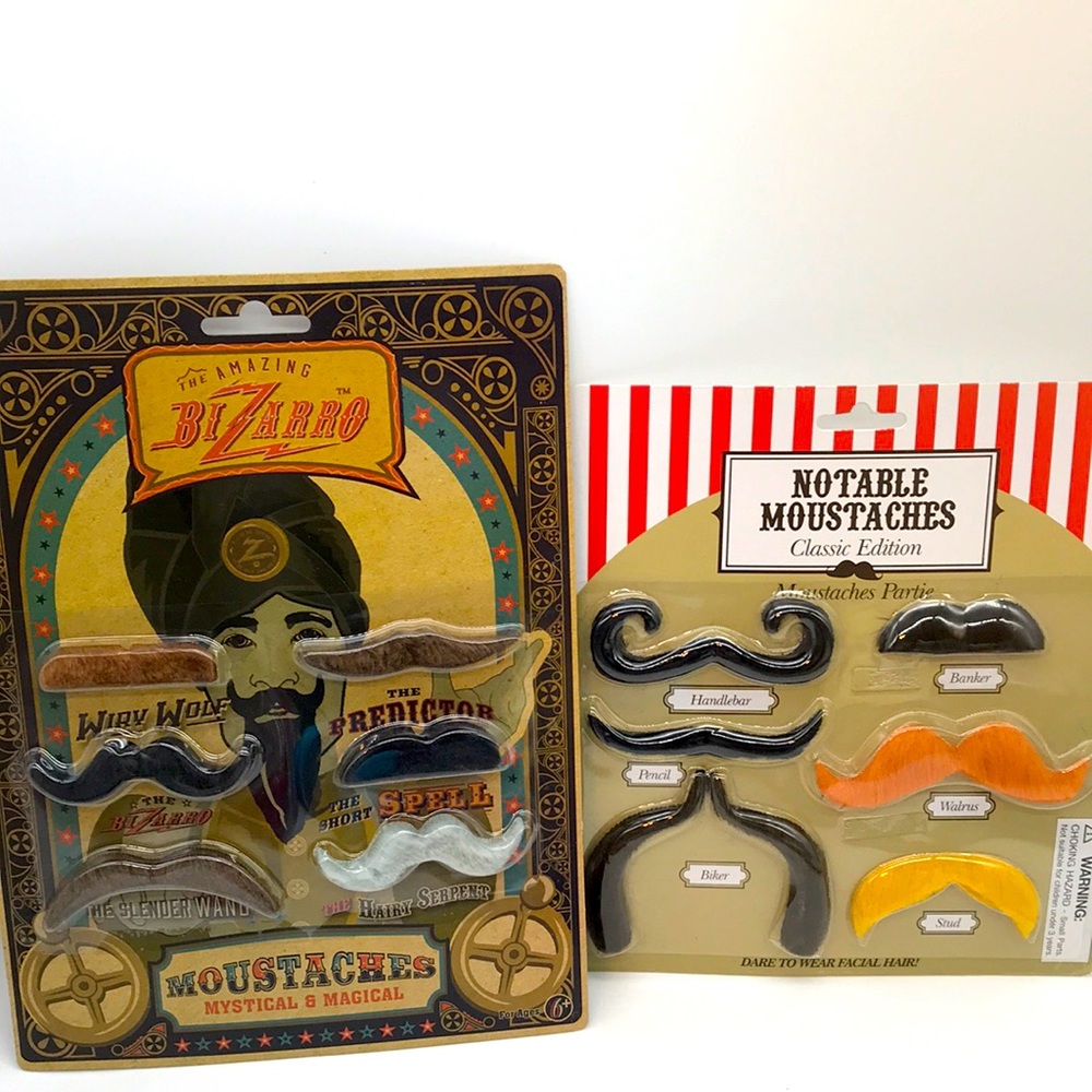 NEW Cool Moustaches for kids Ages 6+